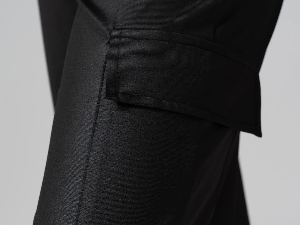 Pantalon cargo en satin femme