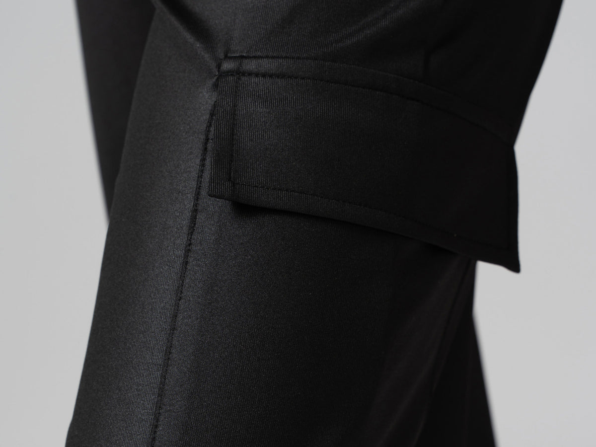 Pantalon cargo en satin femme