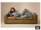 Pantalon en maille fine femme