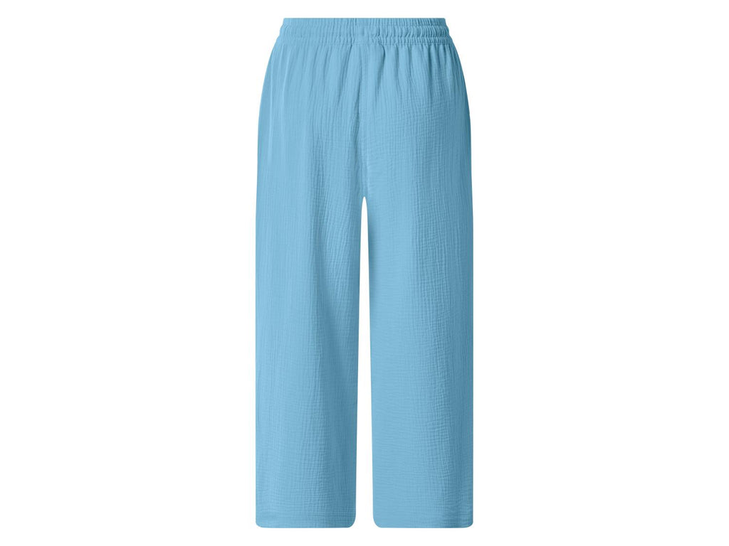 Pantalon en mousseline 7/8 femme