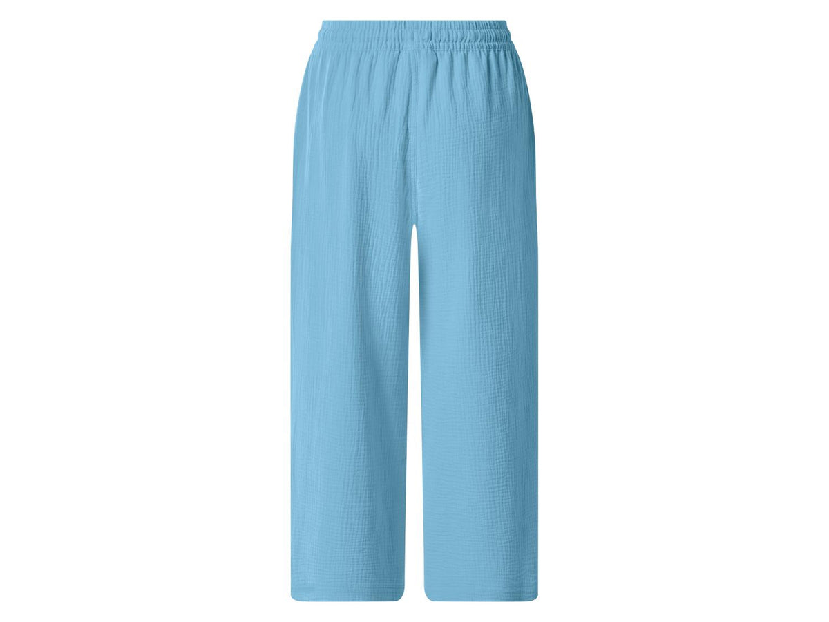 Pantalon en mousseline 7/8 femme