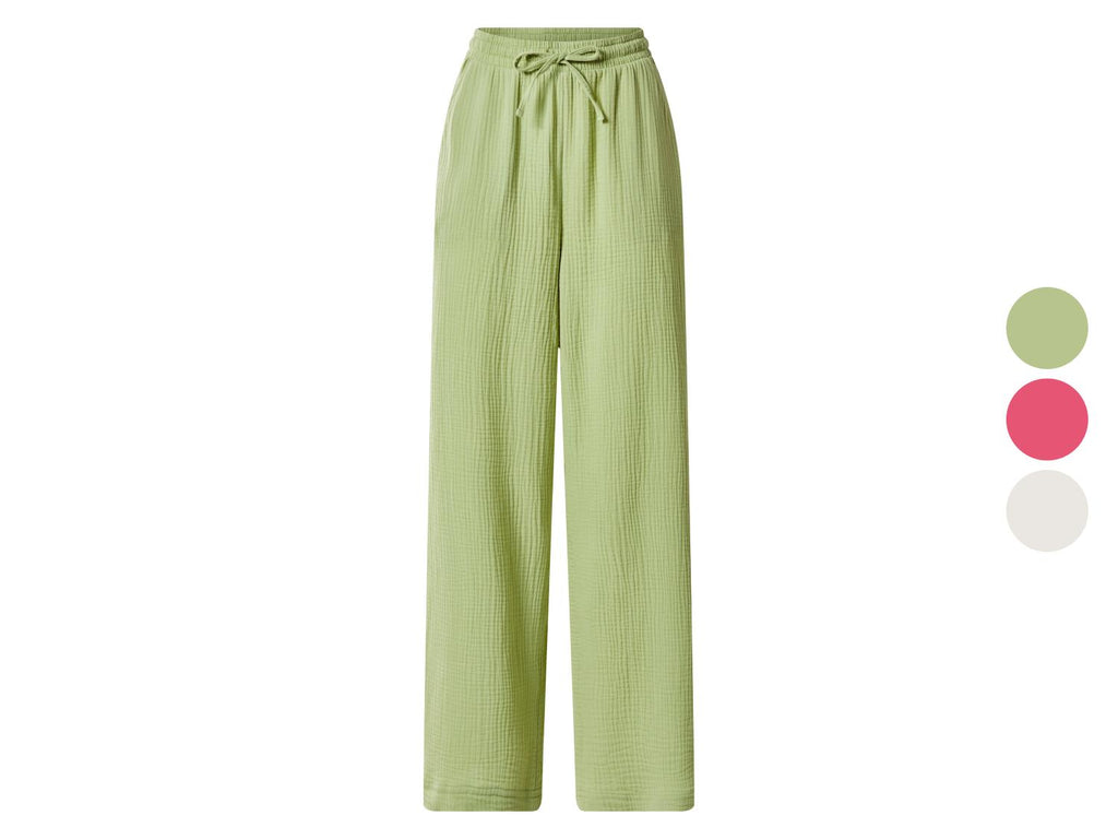 Pantalon en mousseline femme