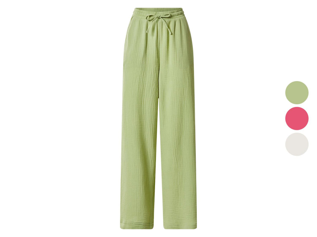 Pantalon en mousseline femme