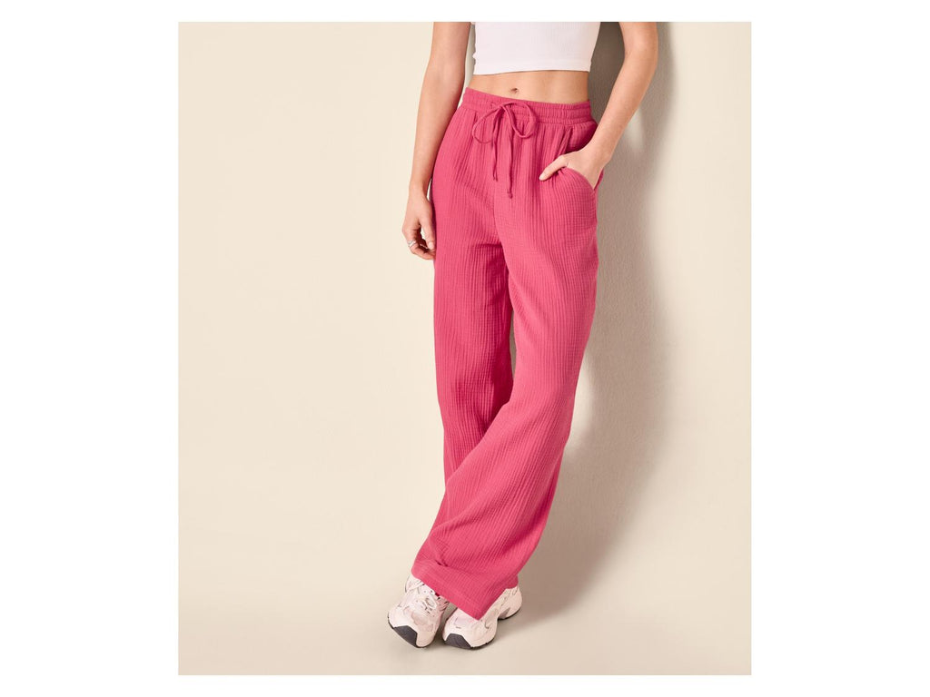 Pantalon en mousseline femme