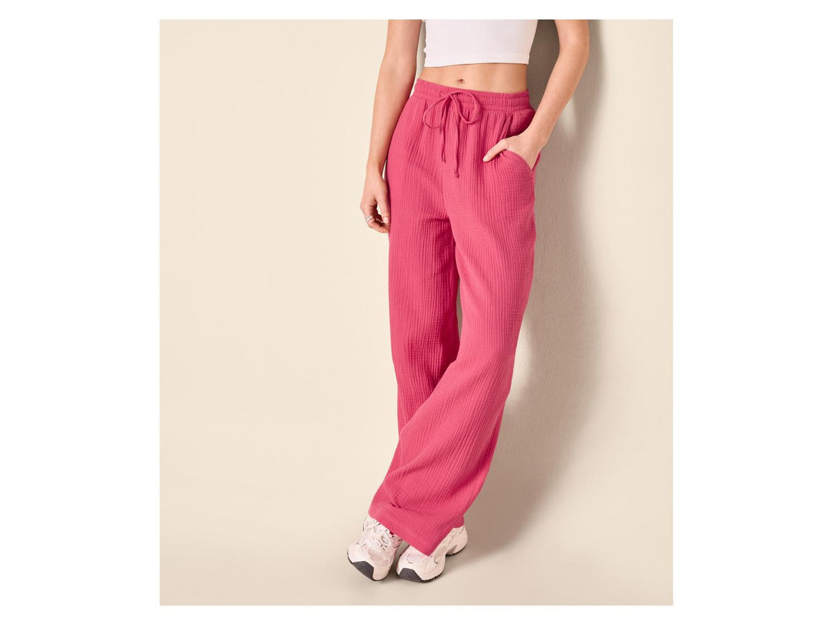 Pantalon en mousseline femme