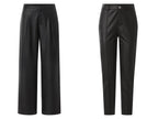 Pantalon en similicuir taille haute femme