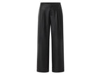 Pantalon en similicuir taille haute femme