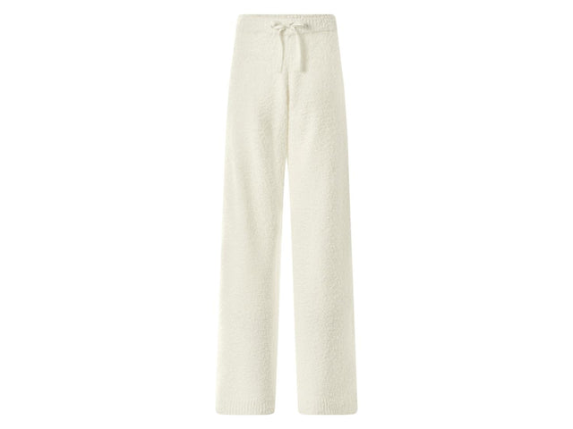 Pantalon large en peluche femme