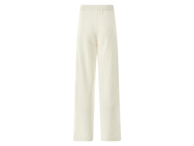 Pantalon large en peluche femme