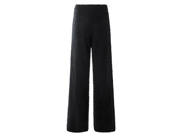 Pantalon large en peluche femme