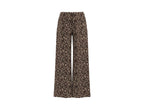 Pantalon large satiné femme