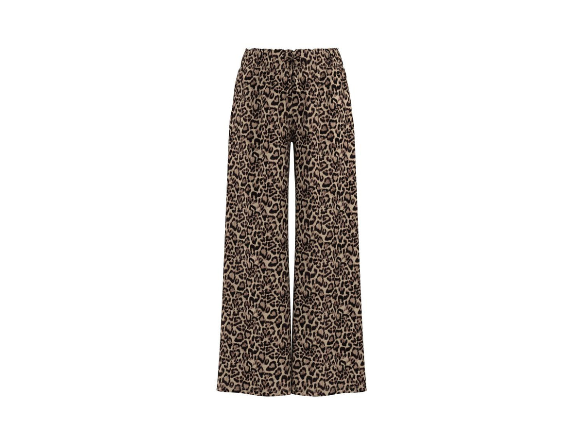 Pantalon large satiné femme