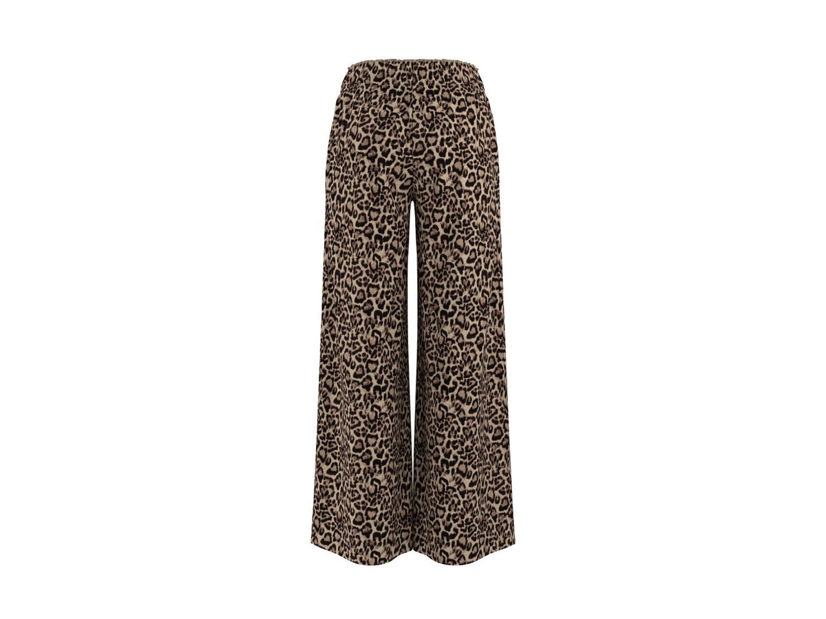 Pantalon large satiné femme
