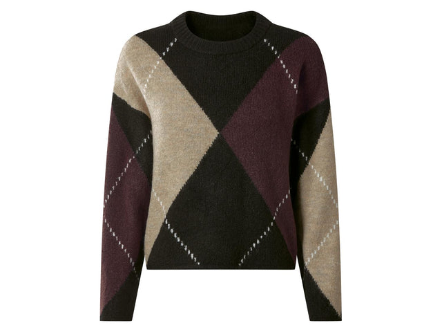 Pull en grosse maille femme
