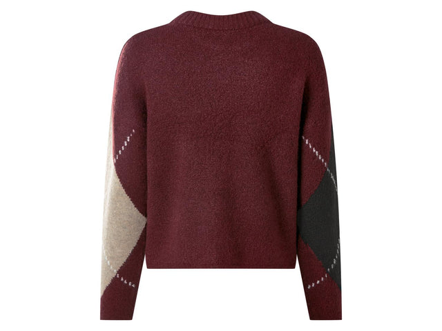 Pull en grosse maille femme