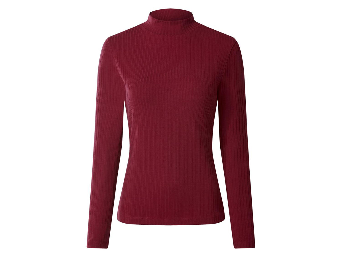 Pull en maille côtelé femme