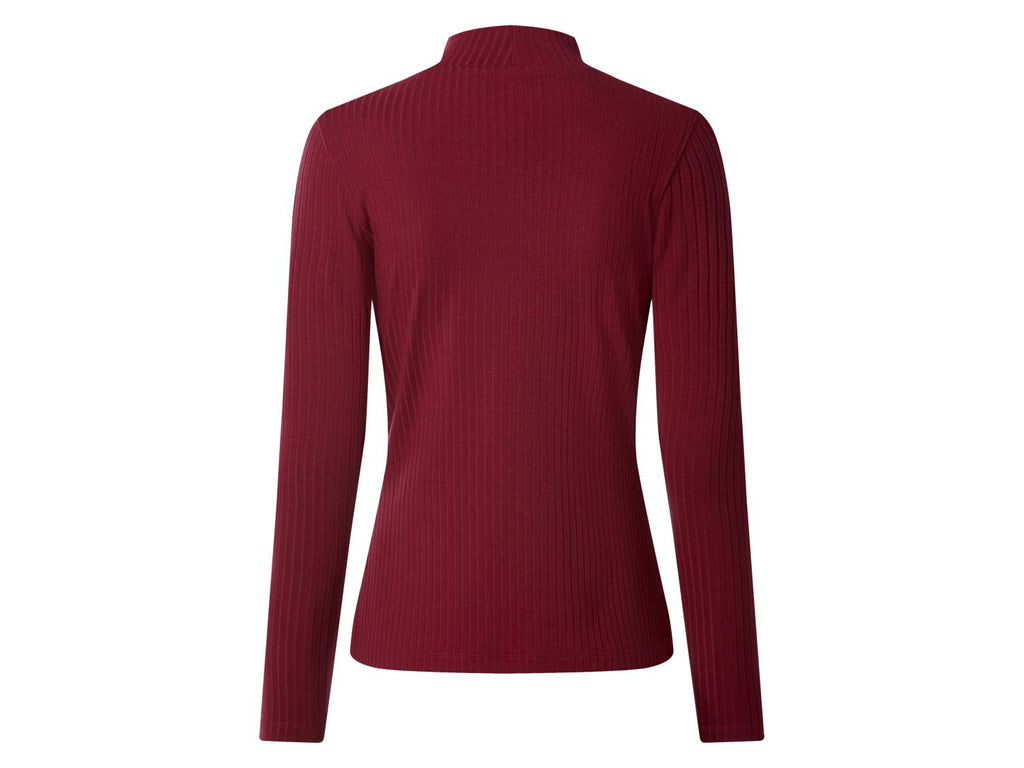 Pull en maille côtelé femme