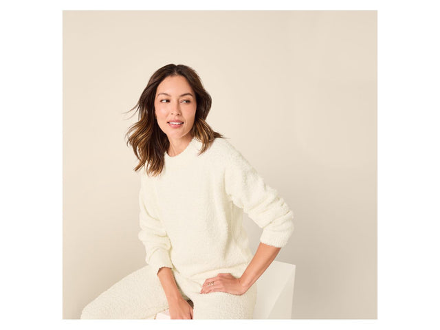 Pull en peluche femme