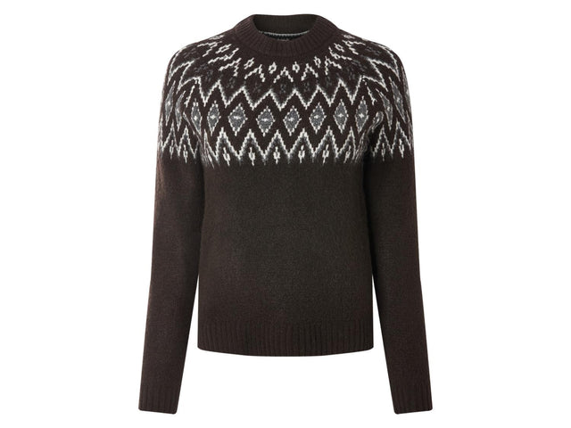 Pull-over en grosse maille femme