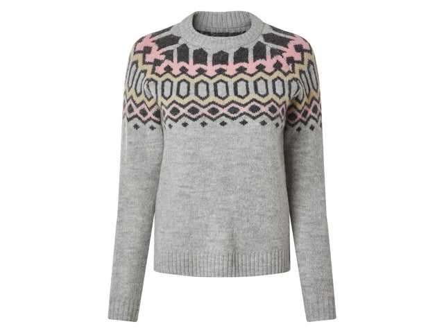 Pull-over en grosse maille femme