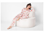 Pyjama en satin pour femme