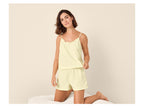 Pyjashort en mousseline pour femme