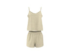 Pyjashort en mousseline pour femme