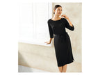 Robe avec manches 3/4, femme