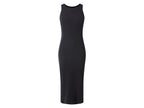 Robe côtelée avec soutien-gorge intégré femme