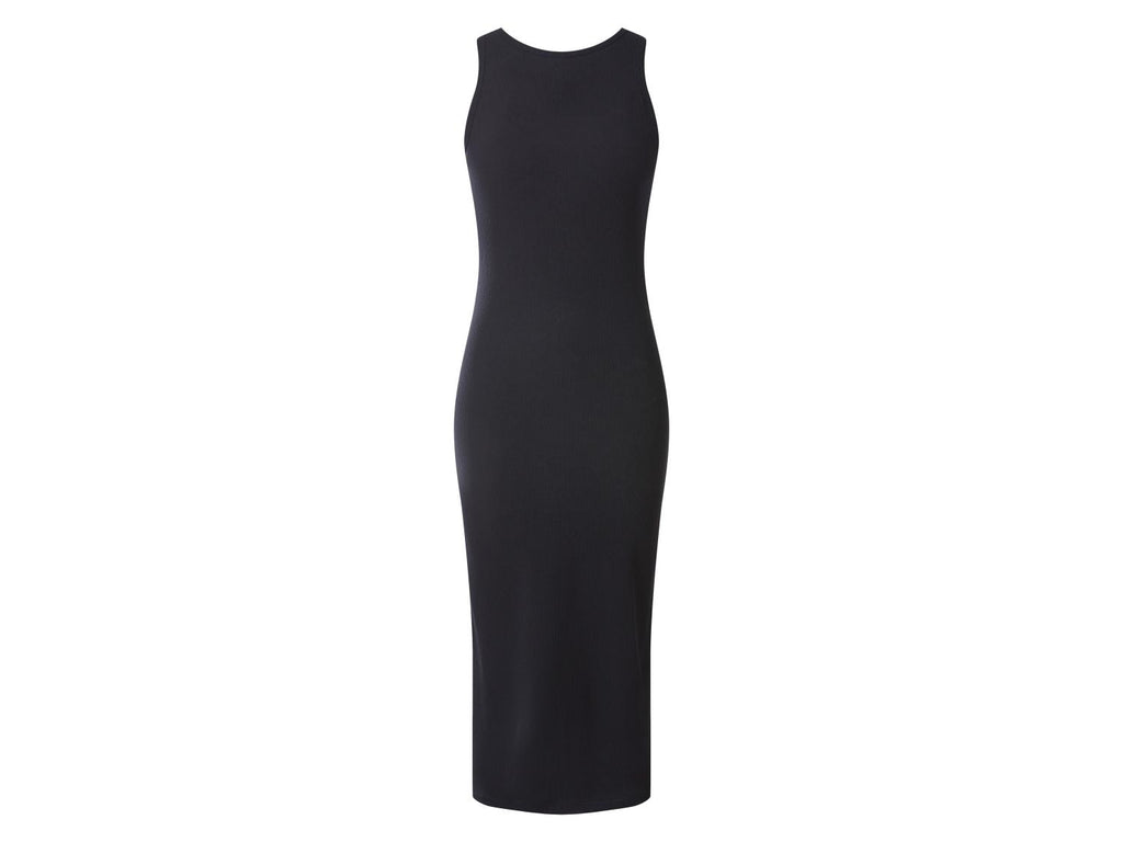 Robe côtelée avec soutien-gorge intégré femme