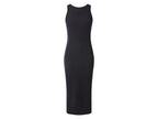 Robe côtelée avec soutien-gorge intégré femme