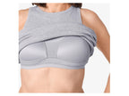 Robe côtelée avec soutien-gorge intégré femme