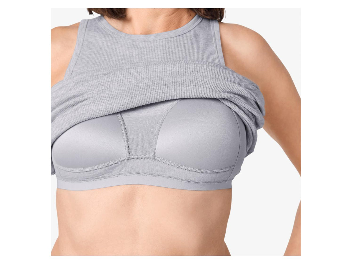 Robe côtelée avec soutien-gorge intégré femme
