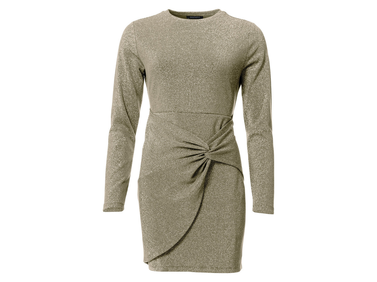 Robe courte scintillante femme