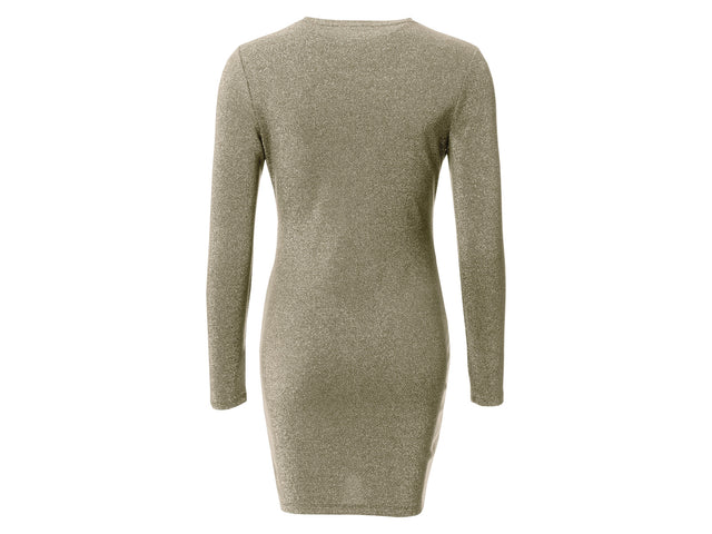 Robe courte scintillante femme