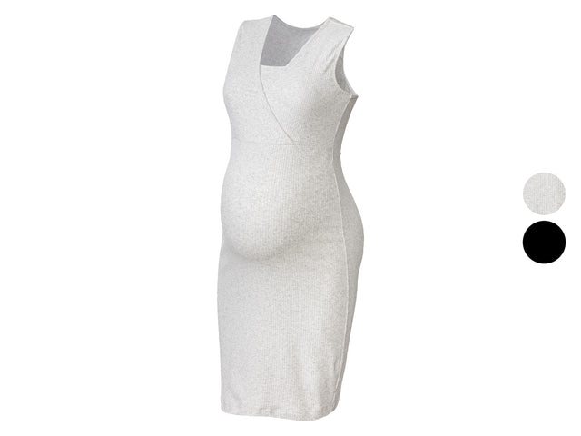 Robe de grossesse côtelée femme