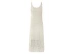 Robe en crochet mi-longue femme