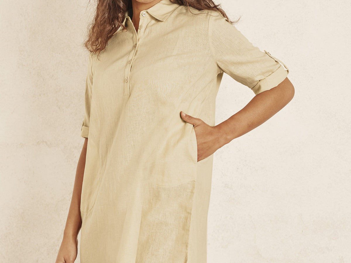 Robe en lin femme