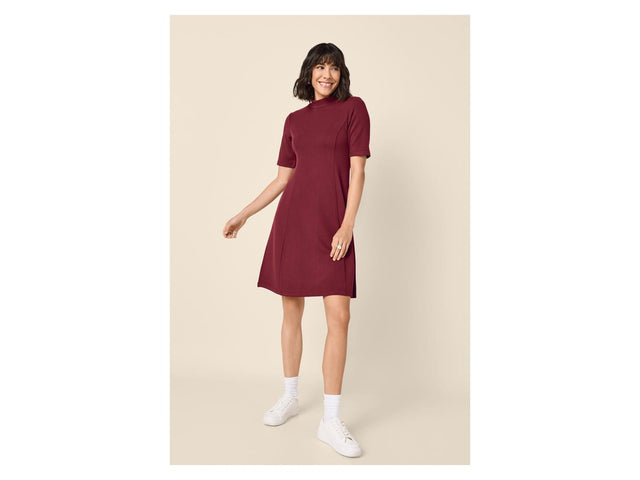 Robe évasée en maille femme