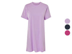 Robe femme, à manches retroussées
