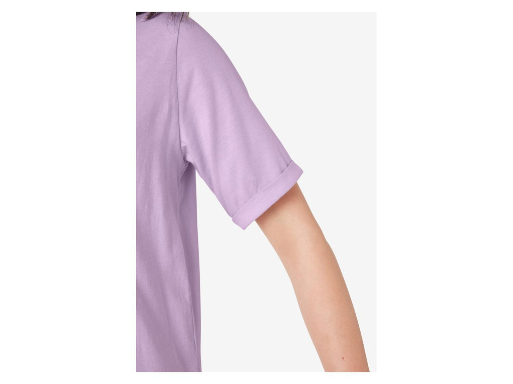 Robe femme, à manches retroussées