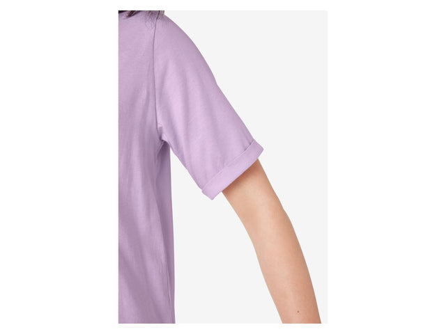 Robe femme, à manches retroussées