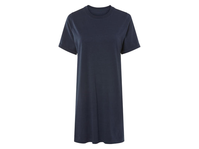 Robe femme, à manches retroussées