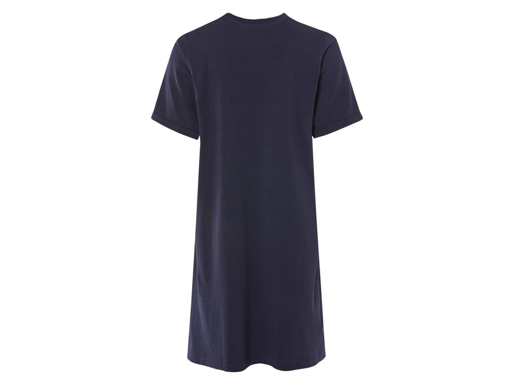 Robe femme, à manches retroussées