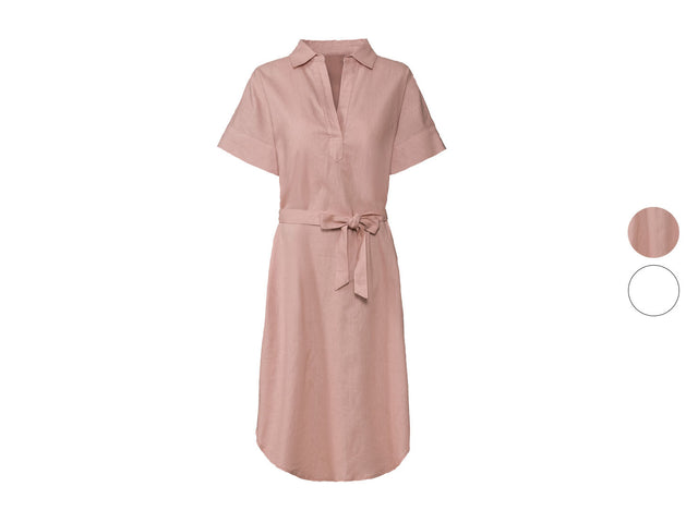 Robe longue en lin femme