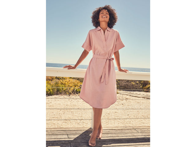 Robe longue en lin femme