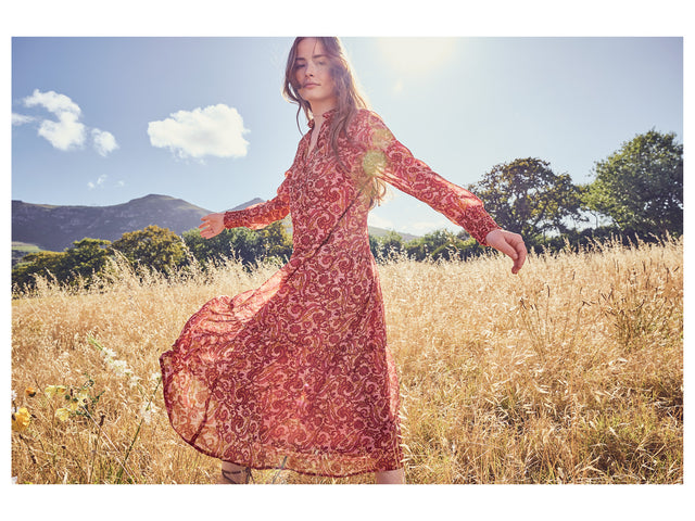 Robe longue femme