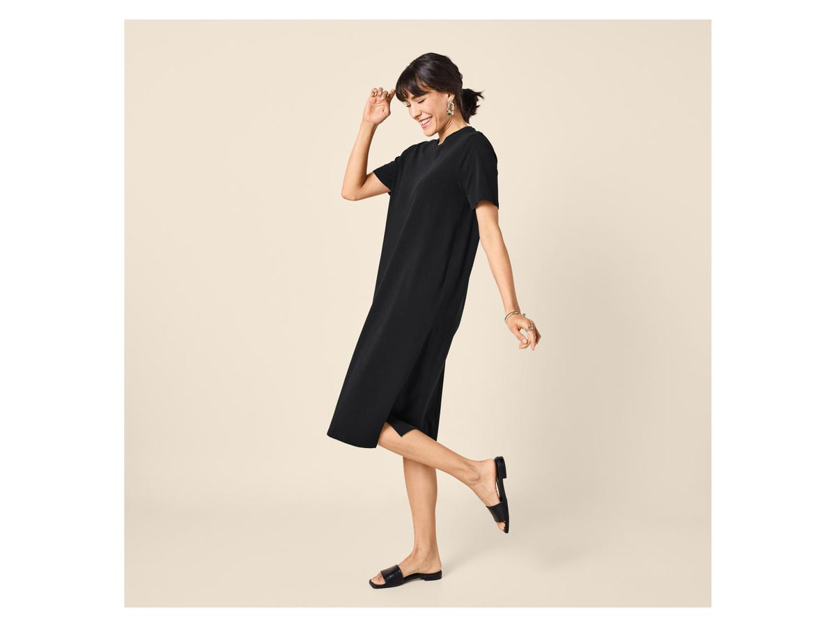 Robe mi-longue femme