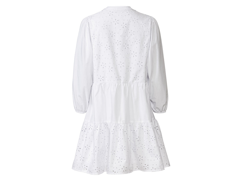 Robe mini à broderies femme