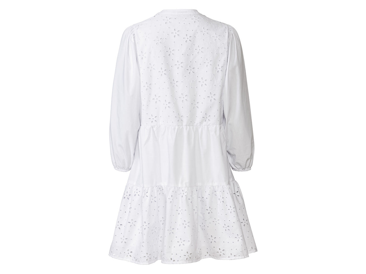 Robe mini à broderies femme